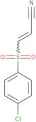 (2E)-3-(4-Chlorobenzenesulfonyl)prop-2-enenitrile