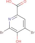 4,6-Dibromo-5-hydroxypicolinic acid