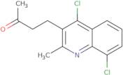 4-(4,8-Dichloro-2-methylquinolin-3-yl)butan-2-one