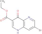 Ethyl 7-bromo-4-oxo-1,4-dihydro-1,5-naphthyridine-3-carboxylate