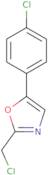 2-(Chloromethyl)-5-(4-chlorophenyl)-1,3-oxazole