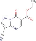 Ethyl 3-cyano-7-oxo-4H,7H-pyrazolo[1,5-a]pyrimidine-6-carboxylate