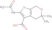 2-Acetylamino-5,5-dimethyl-4,7-dihydro-5H-thieno[2,3-c]pyran-3-carboxylic acid