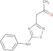 1-(5-Anilino-1,2,4-thiadiazol-3-yl)acetone