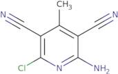 2-Amino-6-chloro-4-methylpyridine-3,5-dicarbonitrile