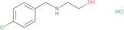 2-{[(4-Chlorophenyl)methyl]amino}ethan-1-ol hydrochloride