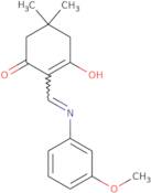 2-{[(3-Methoxyphenyl)amino]methylidene}-5,5-dimethylcyclohexane-1,3-dione