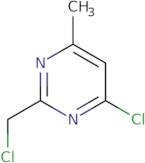 4-Chloro-2-(chloromethyl)-6-methylpyrimidine