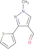 1-Methyl-3-(thiophen-2-yl)-1H-pyrazole-4-carbaldehyde