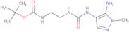 tert-Butyl (2-(3-(5-amino-1-methyl-1H-pyrazol-4-yl)ureido)ethyl)carbamate
