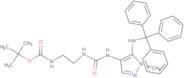 tert-butyl (2-(3-(1-methyl-5-(tritylamino)-1H-pyrazol-4-yl)ureido)ethyl)carbamate