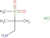 2-Methanesulfonyl-2-methylpropan-1-amine hydrochloride