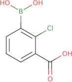 3-Carboxy-2-chlorophenylboronic acid