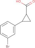 (1R)-2-(3-Bromophenyl)cyclopropane-1-carboxylic acid