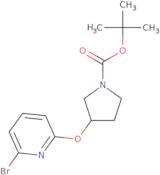 (S)-3-(6-Bromo-pyridin-2-yloxy)-pyrrolidine-1-carboxylic acid tert-butyl ester