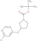 (S)-3-(6-Chloro-pyrimidin-4-yloxy)-pyrrolidine-1-carboxylic acid tert-butyl ester