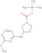 (R)-3-(2-Methylsulfanyl-pyrimidin-4-ylamino)-pyrrolidine-1-carboxylic acid tert-butyl ester