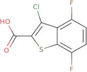 3-Chloro-4,7-difluorobenzo[b]thiophene-2-carboxylic acid