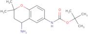 tert-butyl N-(4-amino-2,2-dimethyl-3,4-dihydro-2H-1-benzopyran-6-yl)carbamate