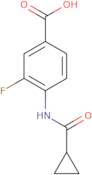 4-[(Cyclopropylcarbonyl)amino]-3-fluorobenzoic acid