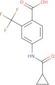 4-[(Cyclopropylcarbonyl)amino]-2-(trifluoromethyl)benzoic acid