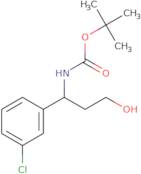 3-(Boc-amino)-3-(3-chlorophenyl)-1-propanol