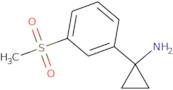 1-(3-Methanesulfonylphenyl)cyclopropan-1-amine