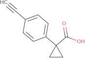 1-(4-Ethynylphenyl)cyclopropane-1-carboxylic acid