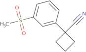 1-(3-Methanesulfonylphenyl)cyclobutane-1-carbonitrile