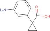 1-(3-Aminophenyl)cyclopropane-1-carboxylic acid