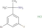 2-(3-Bromo-5-fluorophenyl)propan-2-amine