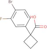 1-(4-Bromo-3-fluorophenyl)cyclobutane-1-carboxylic acid