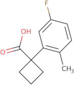 1-(5-Fluoro-2-methylphenyl)cyclobutane-1-carboxylic acid