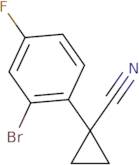 1-(2-Bromo-4-fluorophenyl)cyclopropane-1-carbonitrile