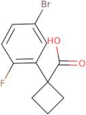 1-(5-Bromo-2-fluorophenyl)cyclobutane-1-carboxylic acid