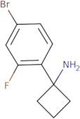 1-(4-Bromo-2-fluorophenyl)cyclobutan-1-amine