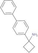 1-(4-Phenylphenyl)cyclobutan-1-amine