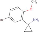 1-(5-Bromo-2-methoxyphenyl)cyclopropan-1-amine