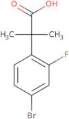 2-(4-Bromo-2-fluorophenyl)-2-methylpropanoic acid