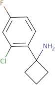 1-(2-Chloro-4-fluorophenyl)cyclobutan-1-amine