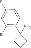 1-(2-Bromo-4-fluorophenyl)cyclobutan-1-amine