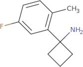 1-(5-Fluoro-2-methylphenyl)cyclobutan-1-amine