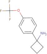 1-[4-(Trifluoromethoxy)phenyl]cyclobutan-1-amine