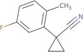 1-(5-Fluoro-2-methylphenyl)cyclopropane-1-carbonitrile