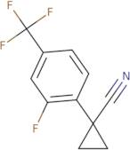 1-(2-Fluoro-4-(trifluoromethyl)phenyl)cyclopropane-1-carbonitrile