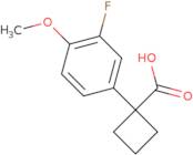 1-(3-Fluoro-4-methoxyphenyl)cyclobutane-1-carboxylic acid