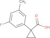 1-(3-Fluoro-5-methylphenyl)cyclopropane-1-carboxylic acid