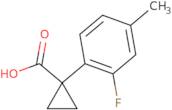 1-(2-Fluoro-4-methylphenyl)cyclopropane-1-carboxylic acid