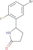 5-(5-Bromo-2-fluorophenyl)pyrrolidin-2-one