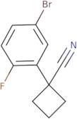 1-(5-Bromo-2-fluorophenyl)cyclobutane-1-carbonitrile